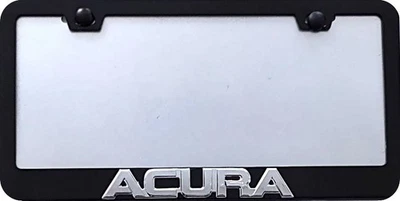 ACURA 3D  Chrome Script   Stainless Steel Frame - Image 1 of 2