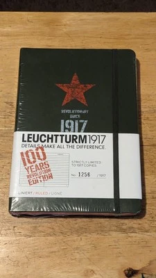 Leuchtturm 1917 100 YEARS Revolution Edition Medium Notebook (A5) #1256 of 1917 - Image 1 of 4
