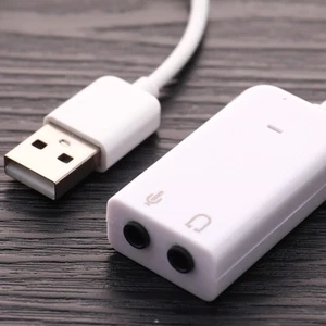 USB Sound Card Virtual 7.1 3D External USB Audio Adapter USB To Jack 3.'hwQCf5 - Zdjęcie 1 z 12