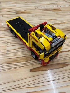 LEGO Technic 8109 Remolque de plataforma plana con cabrestante de dirección de motor Juego de vehículo usado - Imagen 1 de 14