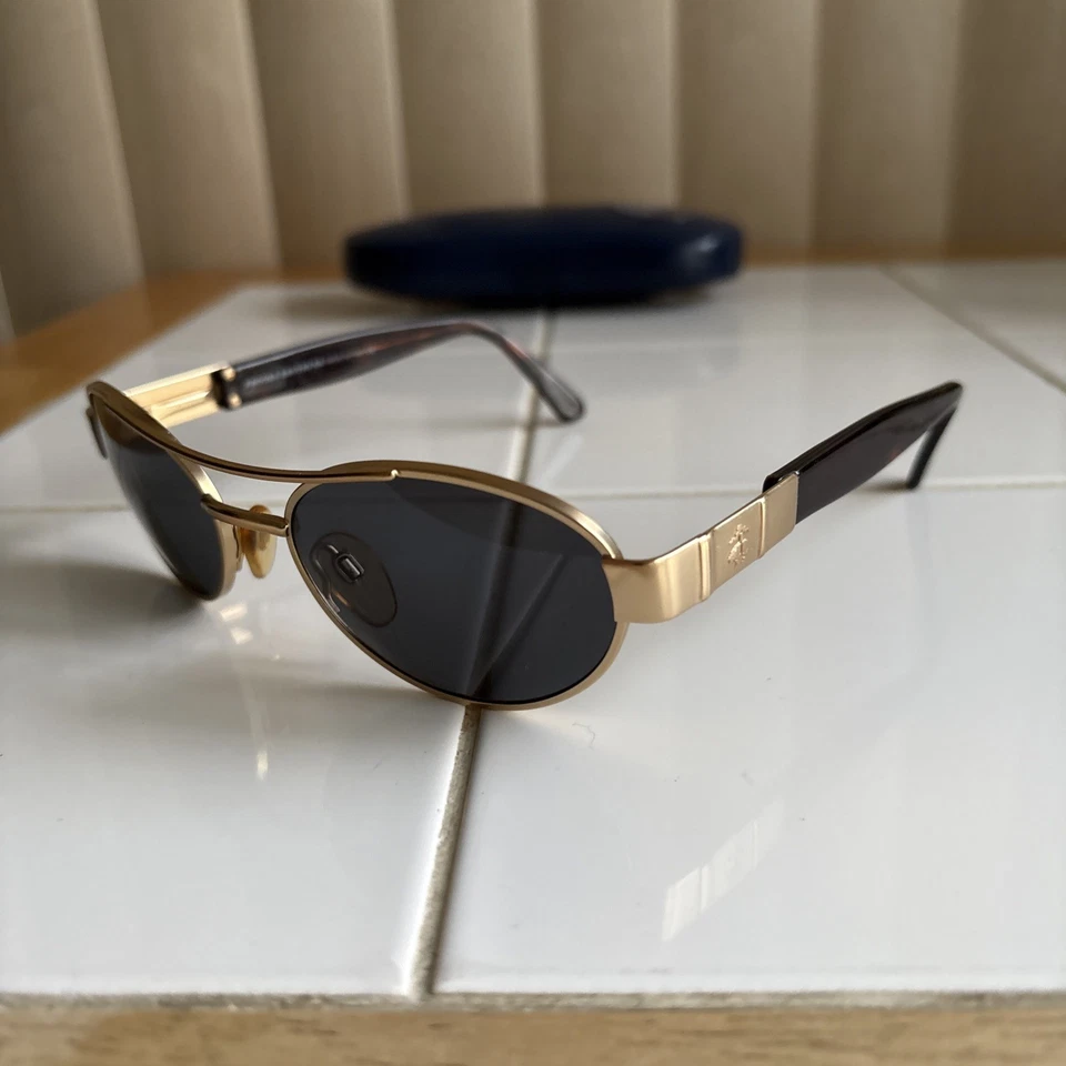 Gafas de sol Brooks Brothers BB195 S 1005 pequeñas 54-19-135 marco dorado y tortuga Foto 1 de 4