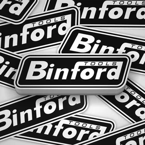 Binford Tools Stickerbogen mit 11 Sticker Tool Time Sticker Werkzeug Sticker - Imagen 1 de 8