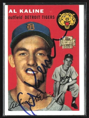 Al Kaline 2001 Topps Archives In-Person Signed Auto #201 Detroit Tigers - Image 1 of 2