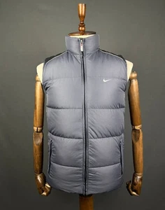 Nike Vintage Puffer Vest Jacket Size M - Picture 1 of 9