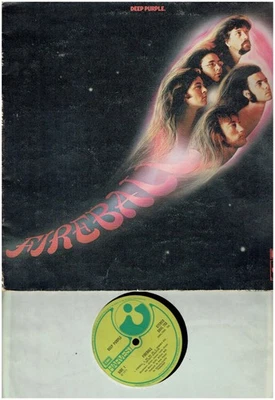 DEEP PURPLE FIREBALL HARVEST RECORDS 1971 VINYL  ALBUM - Image 1 of 2