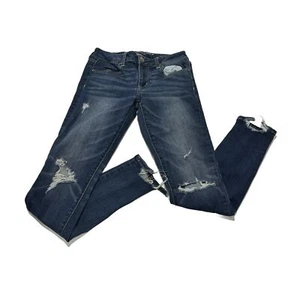 American Eagle Jeans Womens Size 4 Super Super Jegging Light Wash - Picture 1 of 9