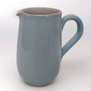Vintage Lovatts Langley Jug Large 1950s Pre Denby Pale Blue 2 Pint Stoneware - Picture 1 of 16