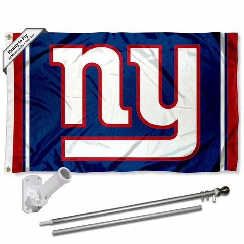 New York Giants Flag Pole and Bracket Kit Cover