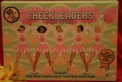BENEFIT CHEEKLEADERS PINK SQUAD BLUSH BRONZE HIGHLIGHT LIMITED 100%  AUTHENTIC - Image 1 of 2