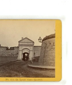 St Louis Gate Quebec Canada Kilburn Stereoview - Picture 1 of 4