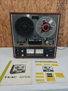 Teac A-4010SL Stereo Reel to Reel Tape Recorder W/ Manual Power cable and RCA - Picture 1 of 12