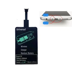 Type C USB Wireless Charger Receiver Adaptor Charging For Android 2024 New Sell - Zdjęcie 1 z 18