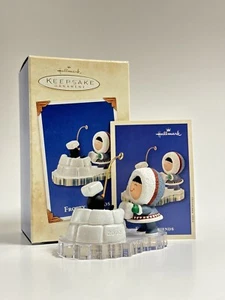2002 Hallmark "Frosty Friends" #23 Serie Eskimo & Penguin Make Iglo - Bild 1 von 6