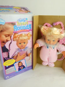Baby Heart Sounds Doll, Little Darlings, Baby Doll  1996, Open Box - New - Picture 1 of 4