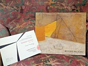 Roger Hilton Catalogue and Invitation/Price List - Jonathan Clark Fine Art 2014 - Picture 1 of 9