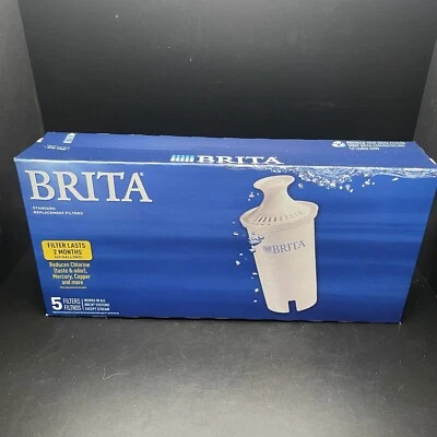 BRITA 5-pack Standard Replacement Water Filters For All Brita Systems - Image 1 of 4