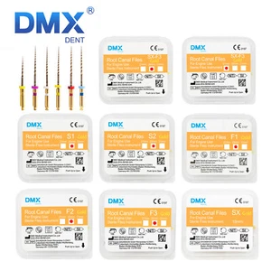 DMXDENT Dental Endo Motor Uso Canal Raíz Niti Limas Rotativas 19/21/25/31mm SX-F3 - Imagen 1 de 19