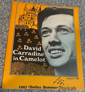 1967 David Carradine in Camelot Musical Program - oddly formatted - Picture 1 of 2