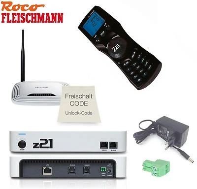 Roco / Fleischmann 10825 z21 start + 10814 z21 package + 10813 Z21 WLAN mouse NEW - Image 1 of 2