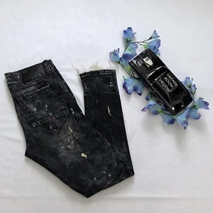 Heritage by America NWOT Black Wash Skinny Jeans Men 34x33 - Picture 1 of 9