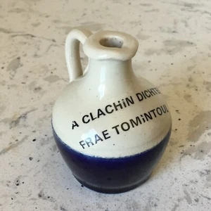 Sammlerstück Miniatur Krug CLACHIN DICHTER FRAE TOMINTOUL *leer* - Bild 1 von 7