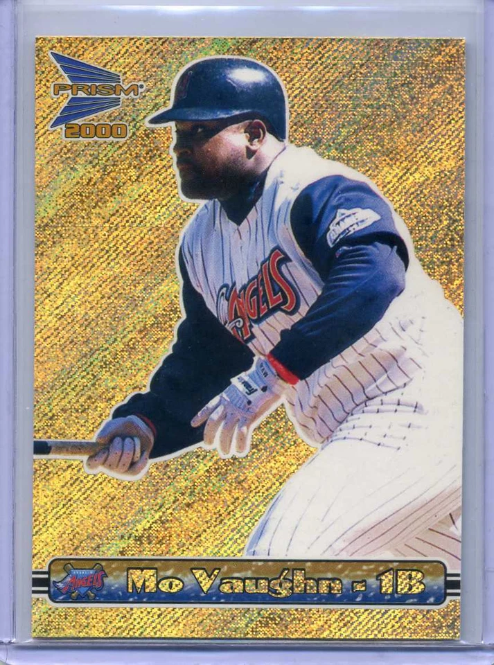 MO VAUGHN 2000 Pacific Prism ORO RAPTO - 1 de SOLO 565 HECHO -- ÁNGELES Foto 1 de 1