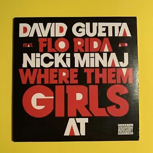 David Guetta Feat. Flo Rida & Nicki Minaj - Where Them Girls At (CD, 2011) 2 TRK - Picture 1 of 4