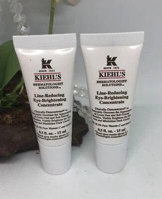 2x Kiehl's Line Reducing Eye Brightening Concentrate - .5 oz - New - Image 1 of 4