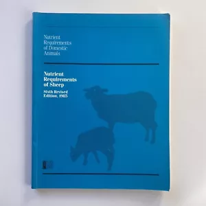 Nutrient Requirements Of Sheep, National Academy Press (1992) Book, Agriculture - Picture 1 of 12