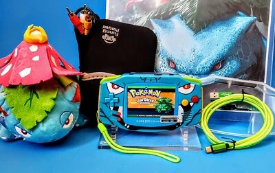 Gameboy Advance IPS V4 TV-OUT GBA Multi Upgrade Venusaur Luxury Model Bundle Set - Image 1 of 4