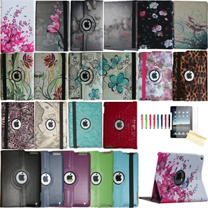 360 Rotating Stand Smart Cover Magnetic Case for Apple iPad 2019 - Picture 1 of 51