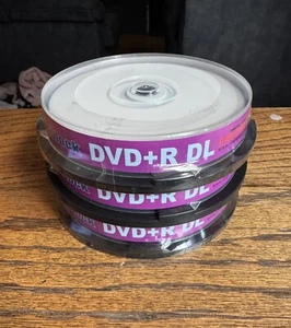 Gigablock 10-Pack Disc Blank Printable Face DVD+R DL Dual Layer 8.5GB 8x - Picture 1 of 2