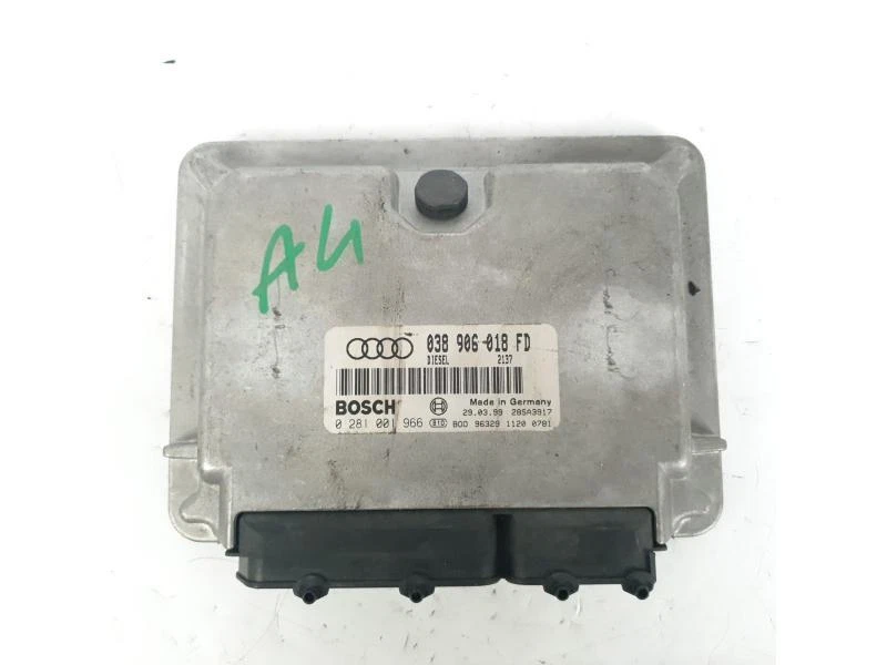 038906018FD CENTRALINA MOTORE ECU BOSCH AUDI A4 AVANT (8D5 - B5) 1.9 TDI 110CV ( - Immagine 1 di 3