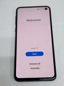 DEFECTIVE - Samsung Galaxy S10E - 128 GB - Black- GSM Unlocked - SM-G970U - 9164 - Picture 1 of 4