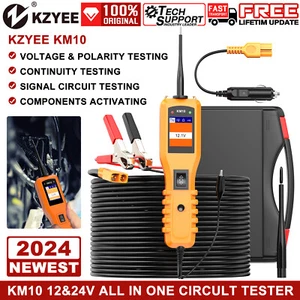 KZYEE KM10 12V 24V Car Electrical Circuit Tester PowerScan Probe AVO Meter Tool - Picture 1 of 20