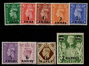 AGENCIAS POSTALES BRITÁNICAS EN EA GVI SG16-24, 1948 juego completo, LH COMO NUEVO. Gato 55€. - Imagen 1 de 1