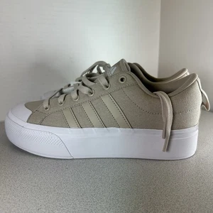 Adidas Bravada 2.0 beige Freizeitschuhe Plateau Turnschuhe IE2307 Damengröße 9,5 " - Bild 1 von 8