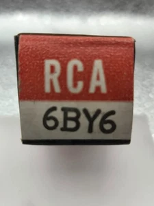 Tubo Electrónico Radiotron RCA 6BY6 Nuevo en Caja Antiguo Stock - Imagen 1 de 5