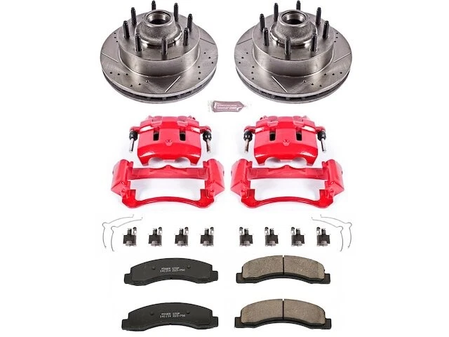 Pastilha de freio dianteiro e kit de rotor para 2000-2002 Ford Excursion RWD 2001 CB513BH - Imagem 1 de 1