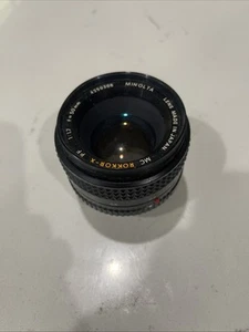Minolta MC ROKKOR-X PF 1:17 f = 50 mm 4197160 #5mm Camera Lens - Picture 1 of 4