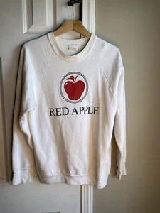 Vintage Apple Sweatshirt 90’s XL Men’s (STAIN) - Picture 1 of 9