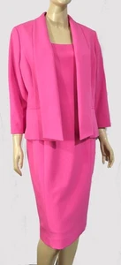 Neu mit Etikett Gr. 14 rosa Kasper Bleistiftkleid mit Swing-Jacke - Bild 1 von 7