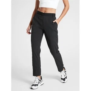 Athleta Trekkie Gürtelhose Ripstop Nylon schwarz Wandern Damengröße 10 Tall 10T - Bild 1 von 13