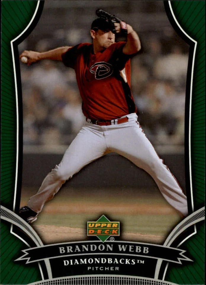 2007 Upper Deck Holiday Inn #22 Brandon Webb - NM-MT - Image 1 of 2