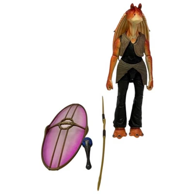 Star Wars Black Series Deluxe Jar Jar Binks 6" Action Figure Complete Hasbro - Image 1 of 4