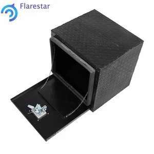 Aluminum Tool Box Truck Bed Underbody Trailer pickup Storage+Lock 18"x17"x18" - Picture 1 of 13