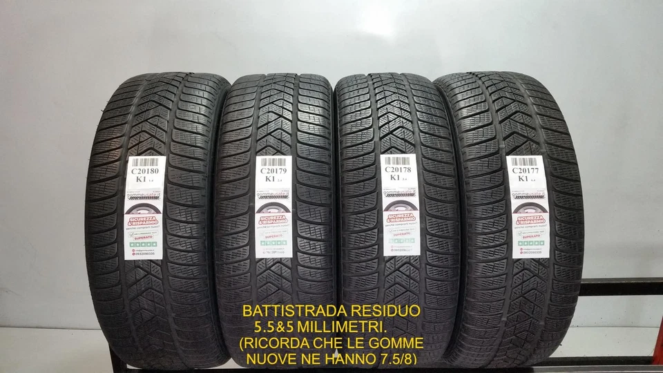 GOMME USATE  TERMICHE 235/60R18 103V PIRELLI SCORPION WINTER PNEUMATICI C20180 - Bild 1 von 1