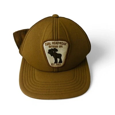 Бейсболка Coal Headwear Outdoor Division Moose Trucker кепка с коричневой сеткой сзади - Изображение 1 из 4