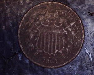 1864  Two Cent Piece - Picture 1 of 2