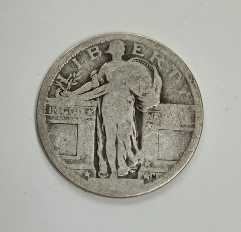Standing Liberty Quarter - Dateless - Type 1 Variety - Minted in 1916 and 1917 Cover